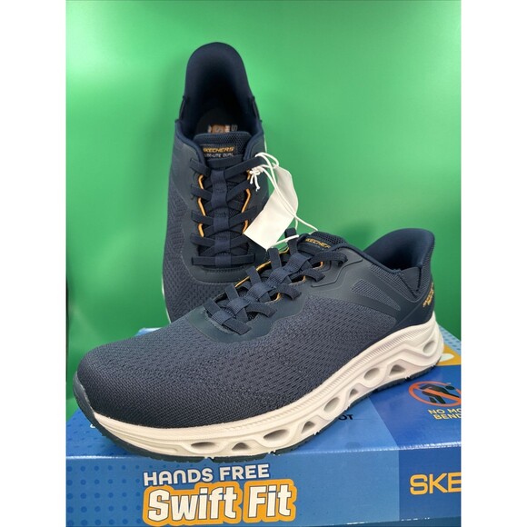 Skechers Swift Fit Hands Free Sneakers Men’s 13 Navy Memory Foam Shoes New main image 7